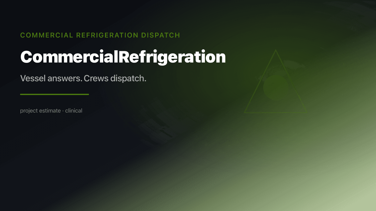 Commercial Refrigeration industry scene