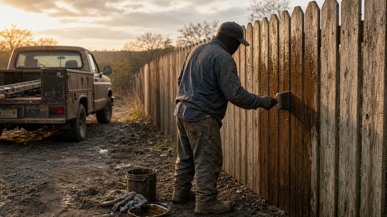 Fence Staining industry scene