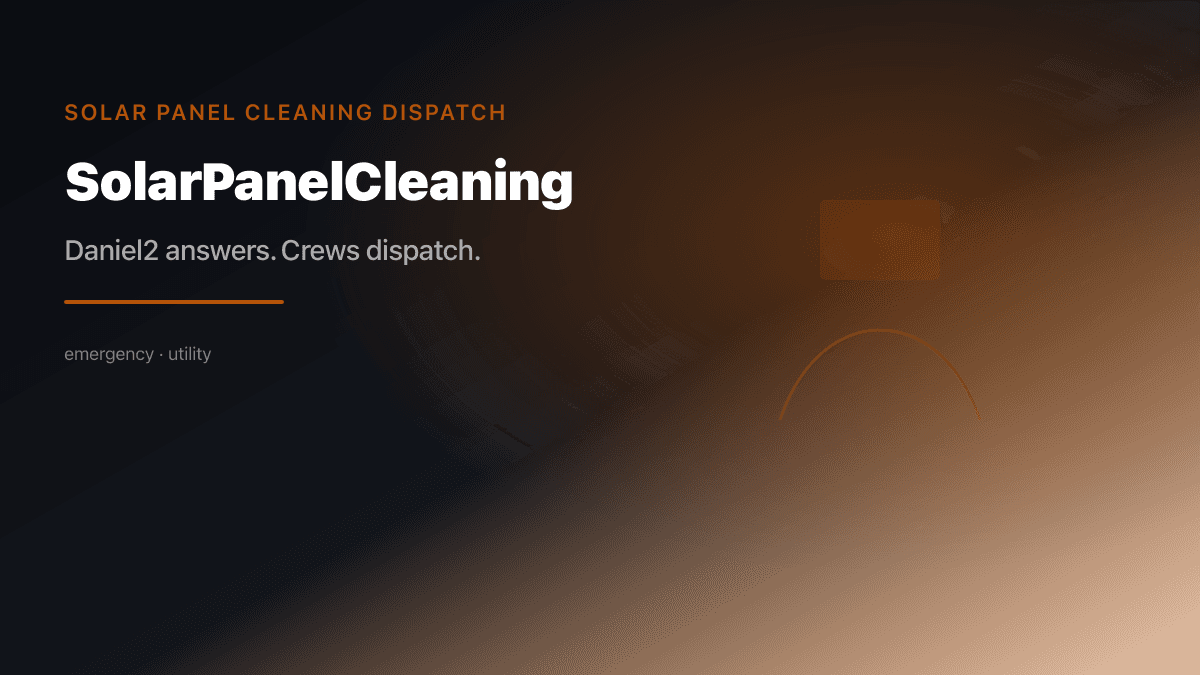Solar Panel Cleaning industry scene