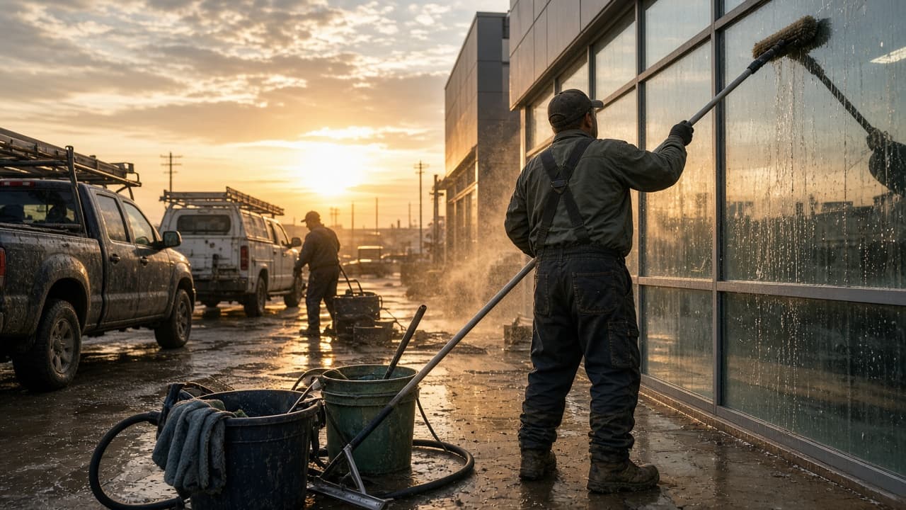 Window Cleaning industry scene