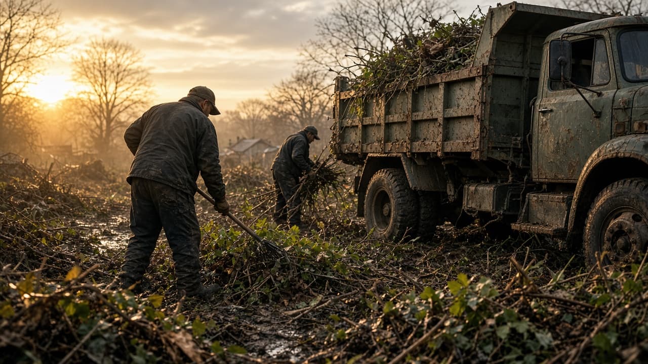 Yard Waste Removal industry scene